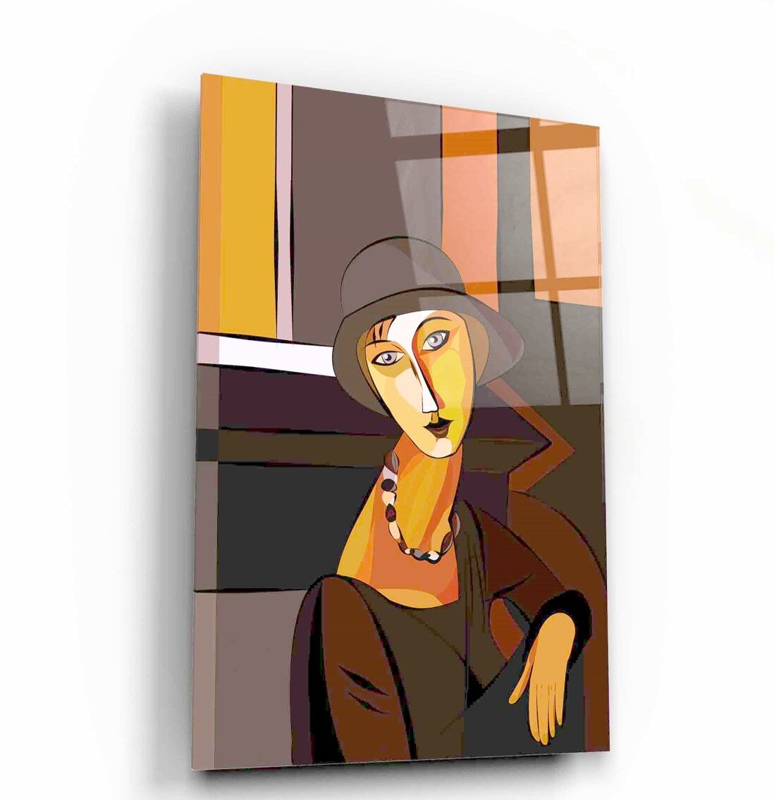 Kadın Cam Tablo Özel Tasarım Ofis, Mutfak Çocuk Odası, Salon Dekorasyon