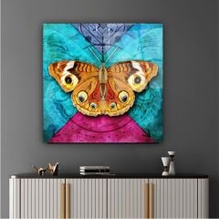 Kelebek Cam Tablo Özel Tasarım Ofis, Mutfak Çocuk Odası, Salon Dekorasyon