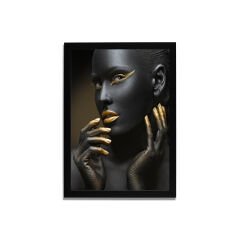 Yapay Zeka Görselli MDF Plastik Çerçeveli Dekoratif Tablo