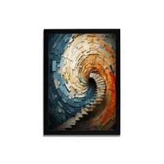 Yapay Zeka Görselli MDF Plastik Çerçeveli Dekoratif Tablo