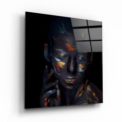 Kadın Cam Tablo Özel Tasarım Ofis, Mutfak Çocuk Odası, Salon Dekorasyon