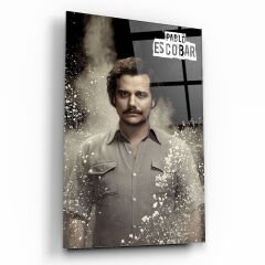 Pablo Escobar Narcos Cam Tablo Özel Tasarım Ofis, Mutfak Çocuk Odası, Salon Dekorasyon