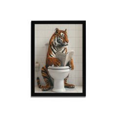 Yapay Zeka Görselli MDF Plastik Çerçeveli Dekoratif Tablo