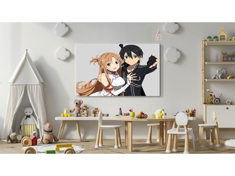 Dekoratif Baskı Anime Kanvas Tablıo 112