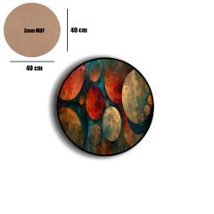 Amarikan Servis, Mdf Supla Takımı 6 Adet (6'lı Takım ), 6'lı Bardak Altlığı Hedliyeli 236