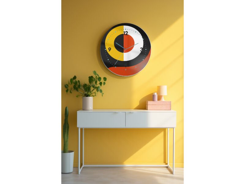 Dekoratif Cam Duvar Saati-1477