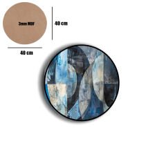 Amarikan Servis, Mdf Supla Takımı 6 Adet (6'lı Takım ), 6'lı Bardak Altlığı Hedliyeli 242