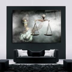 Themis Heykeli Cam Tablo Özel Tasarım Ofis, Mutfak Çocuk Odası, Salon Dekorasyon