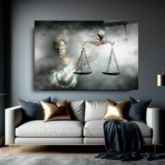 Themis Heykeli Cam Tablo Özel Tasarım Ofis, Mutfak Çocuk Odası, Salon Dekorasyon