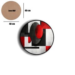Amarikan Servis, Mdf Supla Takımı 6 Adet (6'lı Takım ), 6'lı Bardak Altlığı Hedliyeli 245