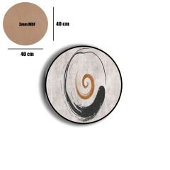 Amarikan Servis, Mdf Supla Takımı 6 Adet (6'lı Takım ), 6'lı Bardak Altlığı Hedliyeli 247