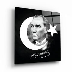 Atatürk Cam Tablo Özel Tasarım Ofis, Mutfak Çocuk Odası, Salon Dekorasyon
