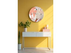 Dekoratif Cam Duvar Saati-1528