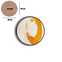 Amarikan Servis, Mdf Supla Takımı 6 Adet (6'lı Takım ), 6'lı Bardak Altlığı Hedliyeli 259