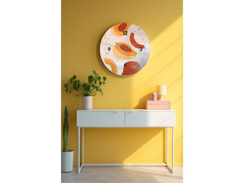 Dekoratif Cam Duvar Saati-1531