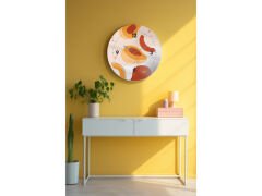 Dekoratif Cam Duvar Saati-1531