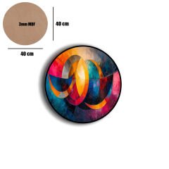 Amarikan Servis, Mdf Supla Takımı 6 Adet (6'lı Takım ), 6'lı Bardak Altlığı Hedliyeli 261