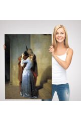 Francesco Hayez Öpücük İsimli Eseri Duvar Tablosu-6076