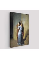 Francesco Hayez Öpücük İsimli Eseri Duvar Tablosu-6076