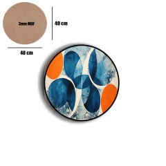 Amarikan Servis, Mdf Supla Takımı 6 Adet (6'lı Takım ), 6'lı Bardak Altlığı Hedliyeli 268