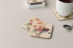 Dekoratif Bardak Altlığı Çiçekler 70