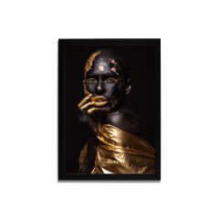 Yapay Zeka Görselli MDF Plastik Çerçeveli Dekoratif Tablo