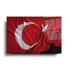 Türk Bayrağı Cam Tablo Özel Tasarım Ofis, Mutfak Çocuk Odası, Salon Dekorasyon