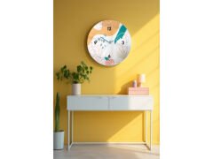 Dekoratif Cam Duvar Saati-1582