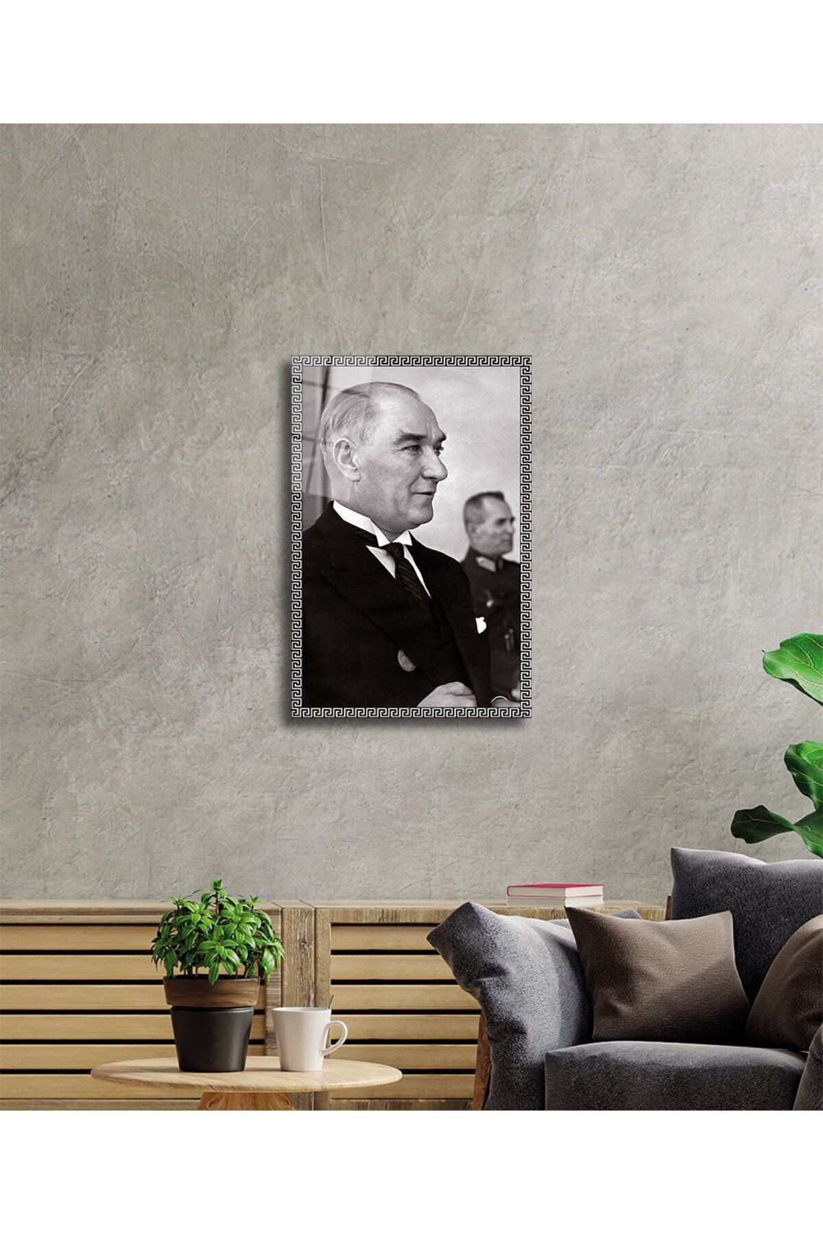 Atatürk Cam Tablo 4 Mm Dayanıklı Temperli Cam