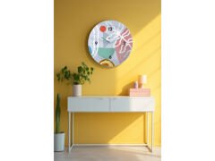 Dekoratif Cam Duvar Saati-1609