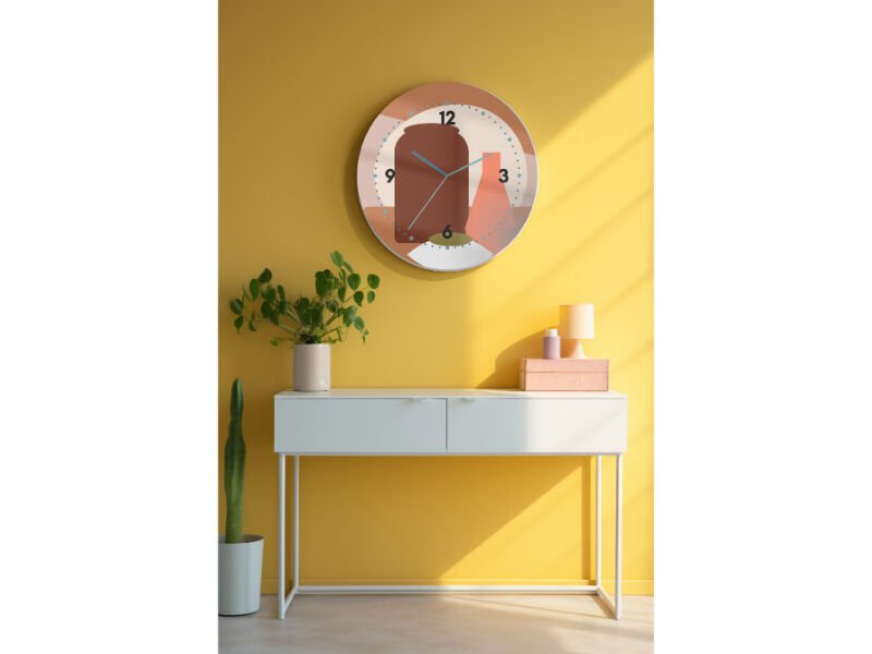 Dekoratif Cam Duvar Saati-1627