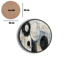 Amarikan Servis, Mdf Supla Takımı 6 Adet (6'lı Takım ), 6'lı Bardak Altlığı Hedliyeli 293