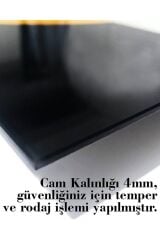 Yeşil Karahindiba Cam Tablo