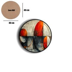 Amarikan Servis, Mdf Supla Takımı 6 Adet (6'lı Takım ), 6'lı Bardak Altlığı Hedliyeli 304