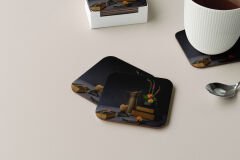 Dekoratif Bardak Altlığı Çiçekler 110