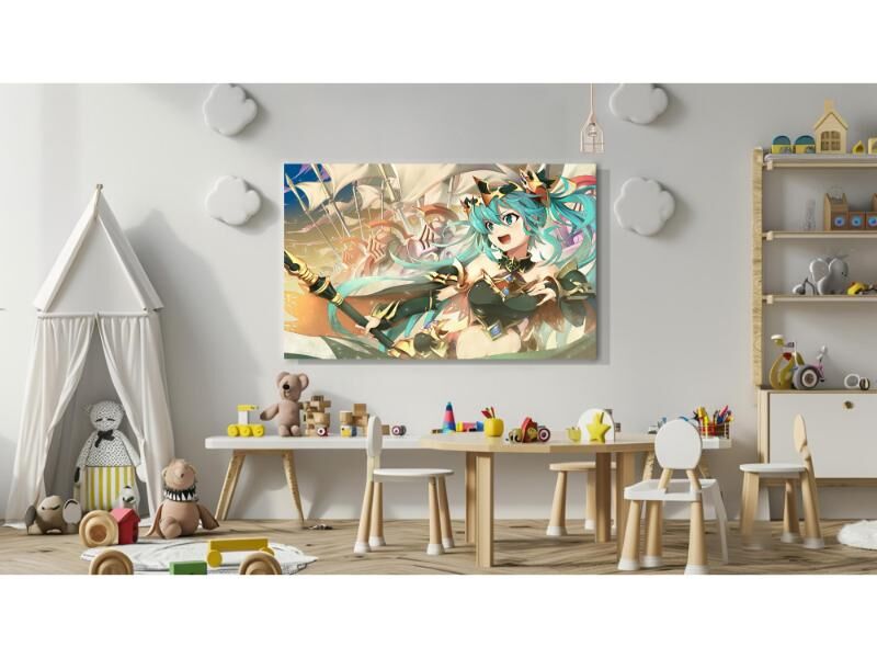 Dekoratif Baskı Anime Kanvas Tablıo 185
