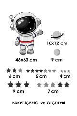 Astronot Duvar Sticker