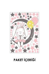 Uykucu Tavşan Duvar Sticker
