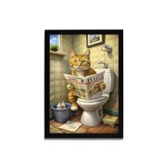 Yapay Zeka Görselli MDF Plastik Çerçeveli Dekoratif Tablo