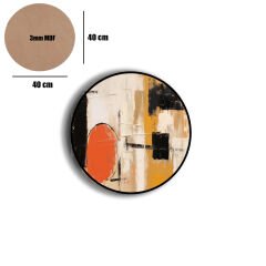 Amarikan Servis, Mdf Supla Takımı 6 Adet (6'lı Takım ), 6'lı Bardak Altlığı Hedliyeli 323