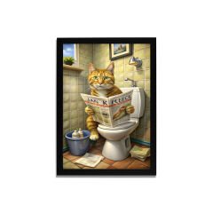 Yapay Zeka Görselli MDF Plastik Çerçeveli Dekoratif Tablo