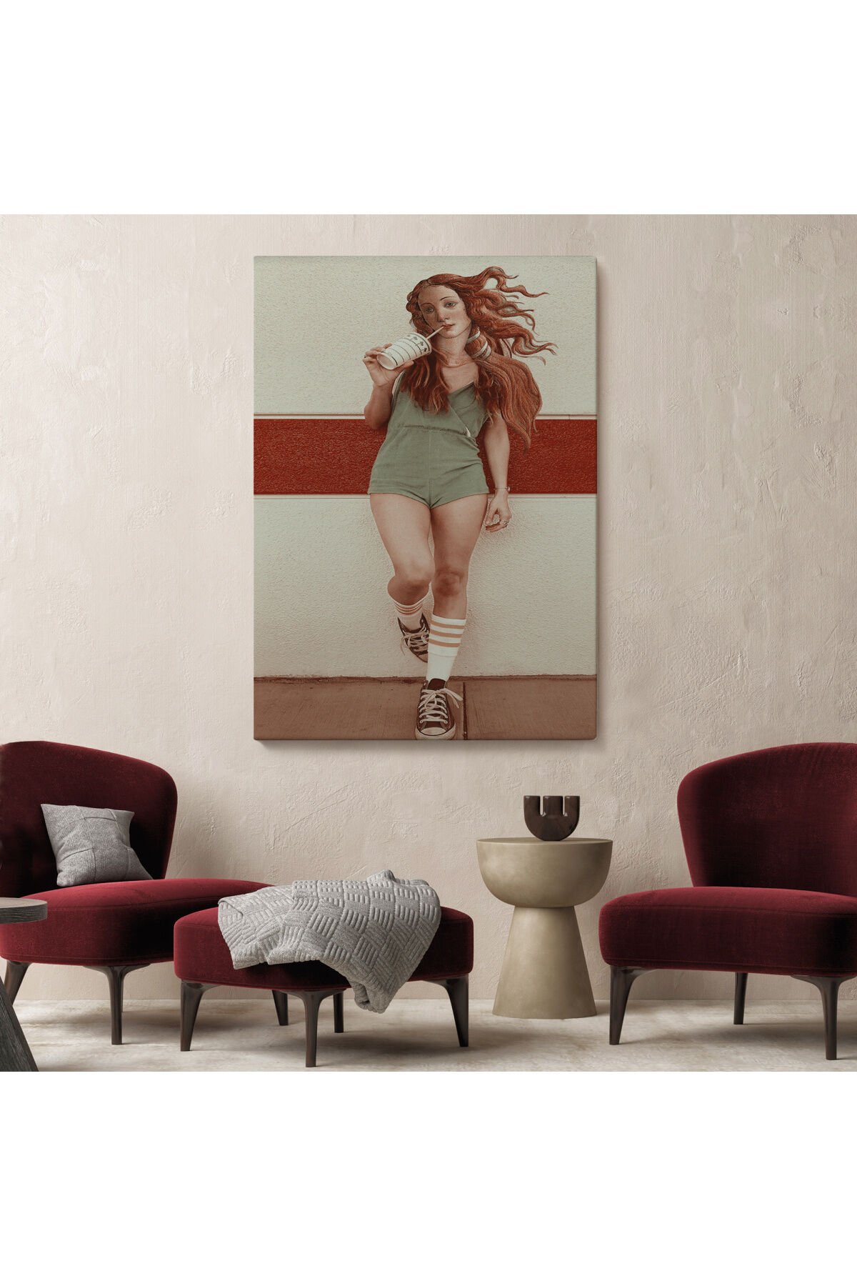 Günümüz Modern Venüsü Dekoratif Duvar Tablosu-6137