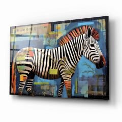 Zebra Cam Tablo Özel Tasarım Ofis, Mutfak Çocuk Odası, Salon Dekorasyon