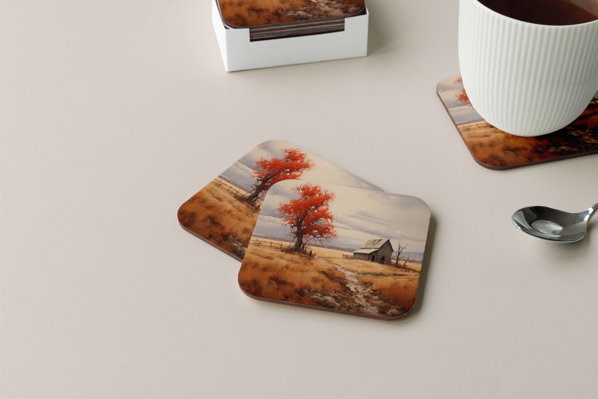 Dekoratif Bardak Altlığı Kaışık Desen 125