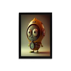 Yapay Zeka Görselli MDF Plastik Çerçeveli Dekoratif Tablo