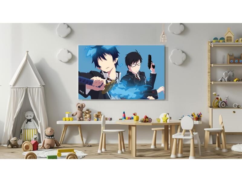 Dekoratif Baskı Anime Kanvas Tablıo 201