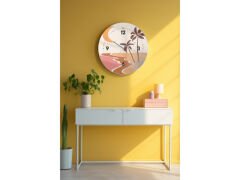Dekoratif Cam Duvar Saati-1729