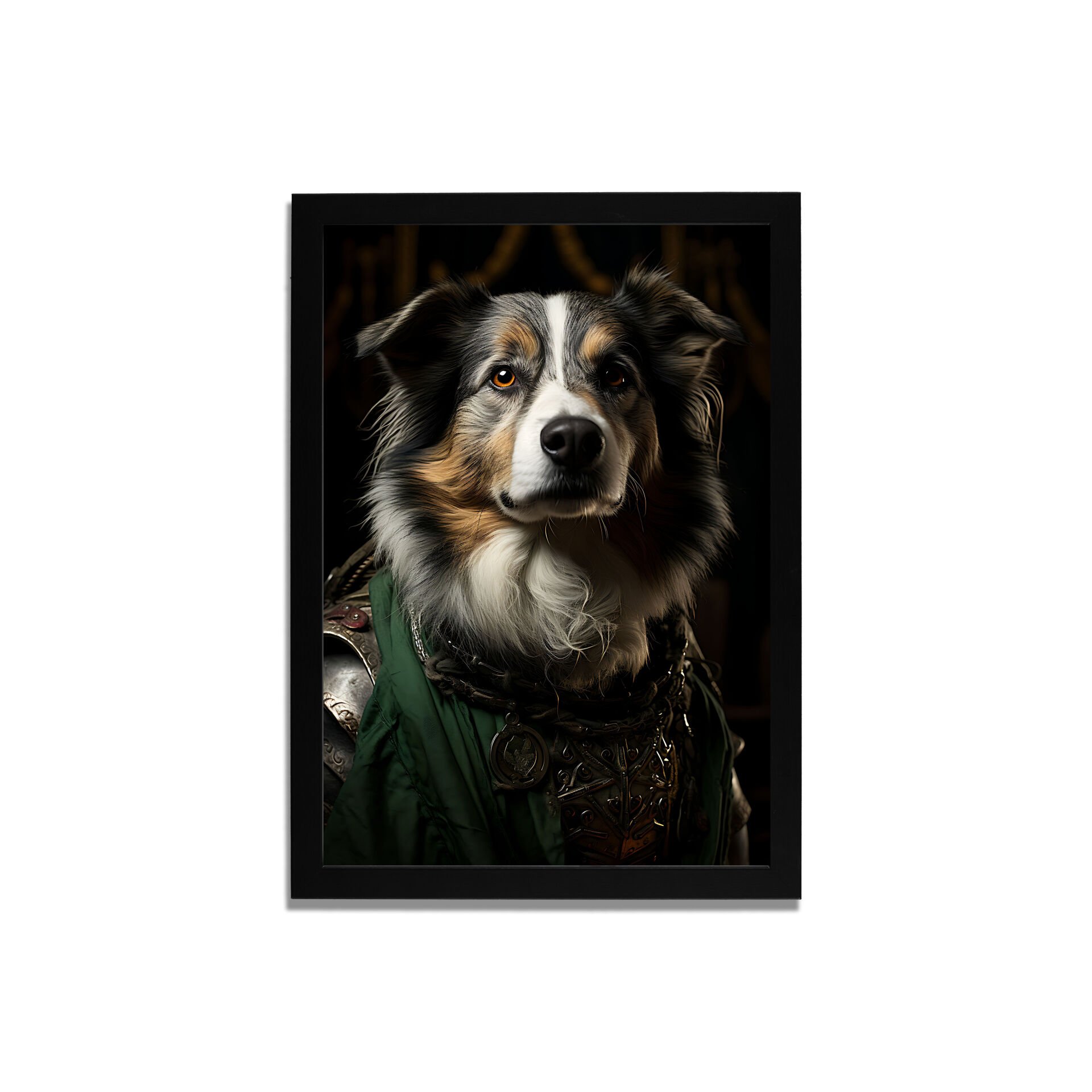 Yapay Zeka Görselli MDF Plastik Çerçeveli Dekoratif Tablo