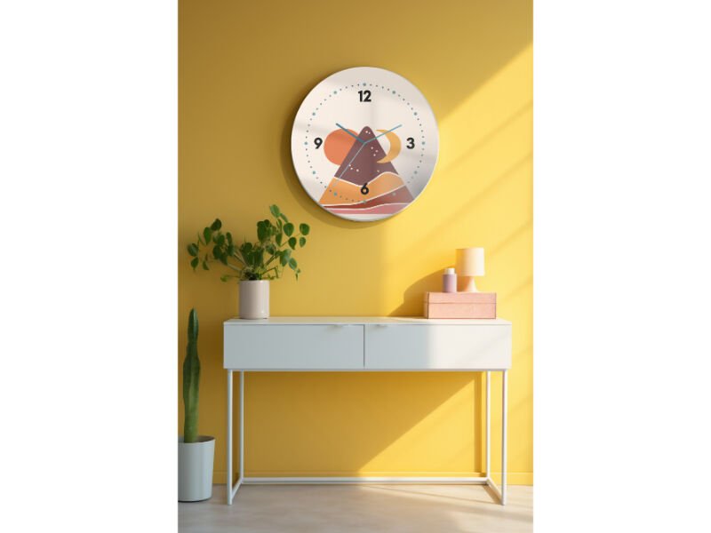 Dekoratif Cam Duvar Saati-1732
