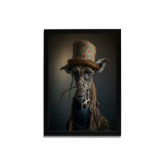 Yapay Zeka Görselli MDF Plastik Çerçeveli Dekoratif Tablo